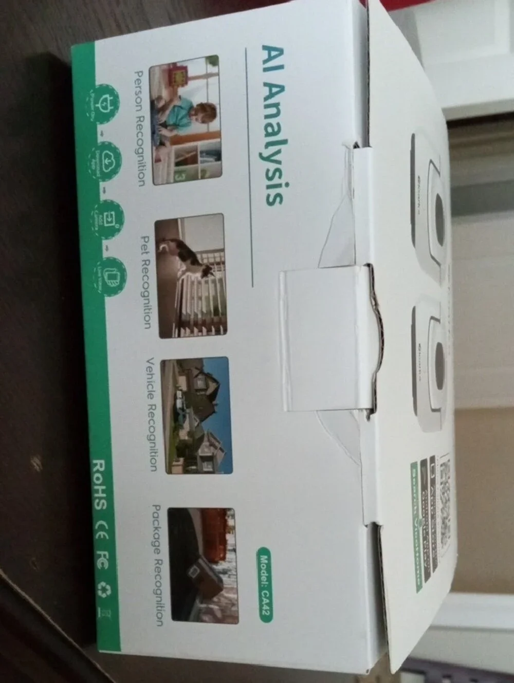 Cloarks 2K Pan/Tilt Security Cameras - White - Dual Two Pack
